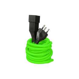 MAXTEX Rallonge (T13 / T12, 3 m, Vert électrique, Vert)