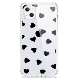 EG Backcover (iPhone 14 Plus, Herz, Transparent)