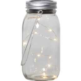 STAR TRADING Solarleuchten Jamjar (0.3 W, Transparent)