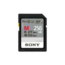 SONY SDXC Professional (UHS-II Class 3, Class 10, Video Class 60, 256 GB, 277 MB/s)