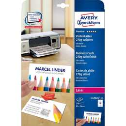 AVERY ZWECKFORM Druckeretikettenbogen (54 x 85 mm)