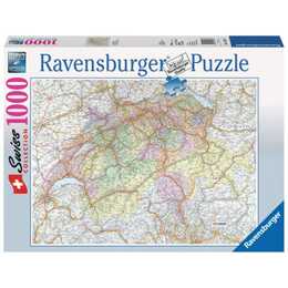 RAVENSBURGER Schweizerkarte Puzzle (1000 Stück)
