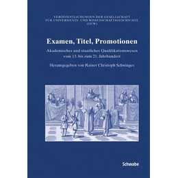 Examen, Titel, Promotionen