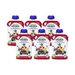 FRECHE FREUNDE Fruchtpüree Quetschbeutel (6 x 100 g)