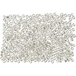 CREATIV COMPANY Perlen (25 g, Glas, Silber)