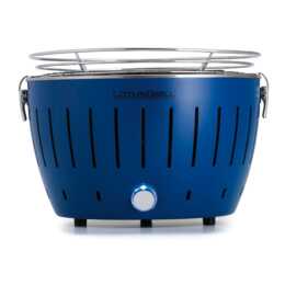 LOTUSGRILL Small Gril à charbon de bois (25.8 cm, Bleu foncé, Bleu)