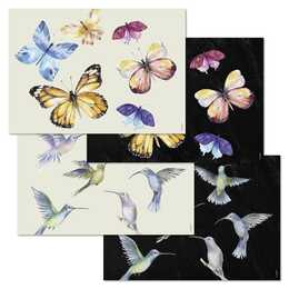 TRENDFORM Set de table Fly Away (Oiseaux, Papillon, 48 pièce)