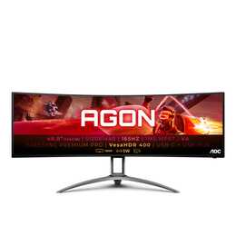 AOC AG493UCX2 (48.8", 5120 x 1440, Schwarz, Rot)