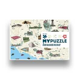 HELVETIQ MyPuzzle Illustrated Lausanne Puzzle (1000 Stück)
