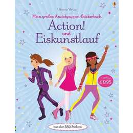 Mein grosses Anziehpuppen-Stickerbuch: Action! und Eiskunstlauf