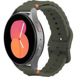 JUST IN CASE ActiveFlex Bracelet (Samsung Galaxy Galaxy Watch 20 mm, Vert)
