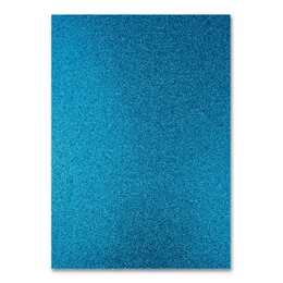 URSUS Glitzerpapier (Türkis, A4, 10 Blatt)