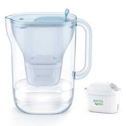 BRITA Filtro acqua da tavola Style eco (1.4 l, Blu chiaro, Blu)