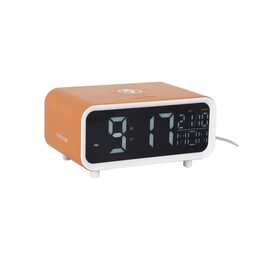 KARLSSON Klassischer Wecker Chunky (Ocker)