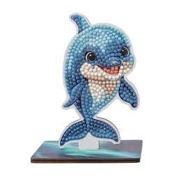 CRAFT BUDDY Dolphin Crystal Art Peinture au diamant (Coller)