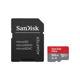 SANDISK MicroSDXC Ultra (Class 10, A1, 512 GB, 120 MB/s)