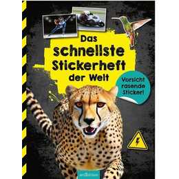 Das schnellste Stickerheft der Welt. Vorsicht rasende Sticker!