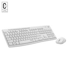 LOGITECH MK295 (USB, Svizzera, Senza fili)