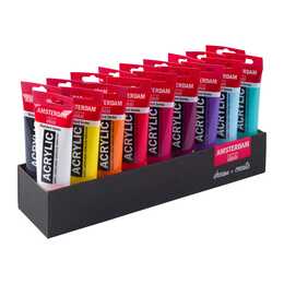 AMSTERDAM Acrylfarbe Standard Set (18 x 120 ml, Mehrfarbig)