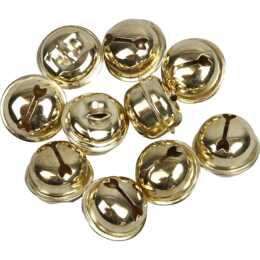 CREATIV COMPANY Piccole campane (Oro, Metallo, 12 pezzo)