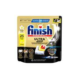 FINISH Spülmaschinenmittel  Ultra Plus Citrus Alpine Edition  Zitrus (25 Tabs)