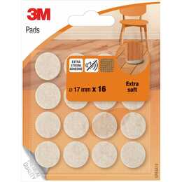 3M Möbelgleiter (16 Stück, Beige, Braun)