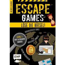 Escape Games Level 1 (gelb) - Löse die Rätsel! - 8 Escape Games ab der 4. Klasse