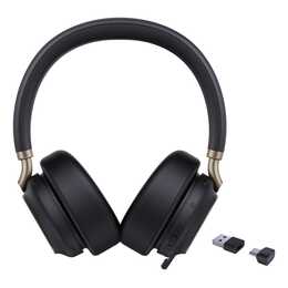 YEALINK Casque micro de bureau BH76 Plus Teams (On-Ear, Sans fil, Noir)