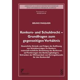 Konkurs- und Schuldrecht - Grundfragen zum gegenseitigen Verhältnis