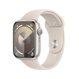 APPLE Watch Series 9 GPS (45 mm, Aluminium, Polarstern, M/L)