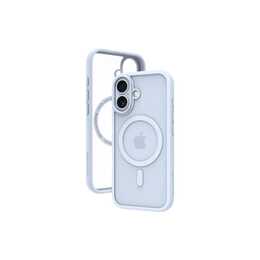DBRAMANTE1928 Backcover MagSafe Grenen MS (iPhone 17, Transparente, Azzurro)