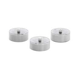 EGLO Solar LED-Teelicht (3 Stück, 5 cm, Weiss)