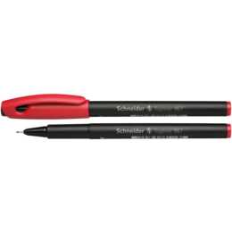 SCHNEIDER Topliner 967 Penna a fibra (Rosso)