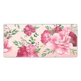 EG Tapis pour clavier (Bureau à domicile, Fleur, Rose)