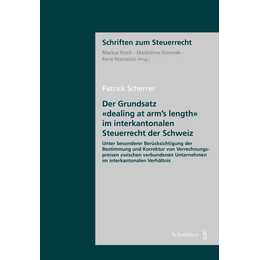 Der Grundsatz "dealing at arm's length" im interkantonalen Steuerrecht der Schweiz