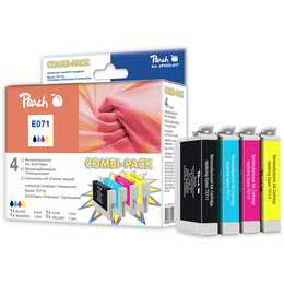 PEACH Epson D78 (Gelb, Schwarz, Magenta, Cyan, Multipack)