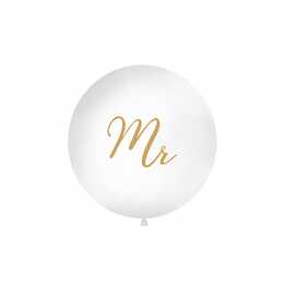 PARTYDECO Ballon Mr (100 cm, 1 Stück)