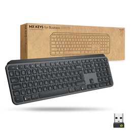 LOGITECH MX Keys for Business (Funk (RF), Bluetooth, USB, Schweiz, Kabellos)