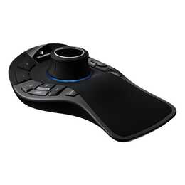 HP SpaceMouse Pro 3D Maus (Kabel, Office, Schwarz)