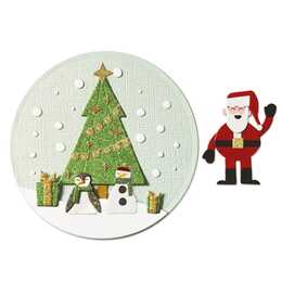 SIZZIX Stanzschablone (Weihnachtsbaum, Weihnachtsmann, 8 Stück)