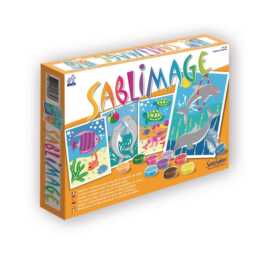 SENTOSPHÈRE Sablimage Tableau de sable (Coller)