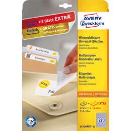AVERY ZWECKFORM L4730REV (10 x 17.8 mm)