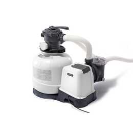 INTEX Pompe de filtre à sable Krystal Clear (38 mm, 8000 l/h)