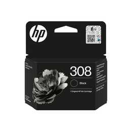 HP 308 Black Original Ink (Schwarz, 1 Stück)