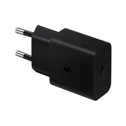 SAMSUNG EP-T1510N Wandladegerät (15 W, USB C, Schwarz)