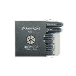 CARAN D'ACHE Tintenpatrone 8021.005 (Grau, 6 Stück)