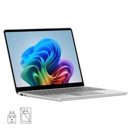 MICROSOFT Laptop - Copilot+ PC (13", Snapdragon X Plus, 16 GB RAM, 512 GB UFS, Platinum Gray)