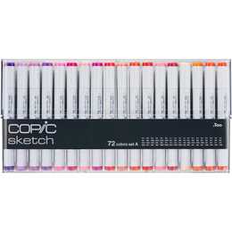 COPIC Marqueur de graphique Sketch (Multicolore, 72 pièce)