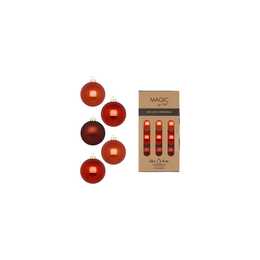 INGES CHRISTMAS DECOR Pallina di Natale (36 pezzo, Terracotta)