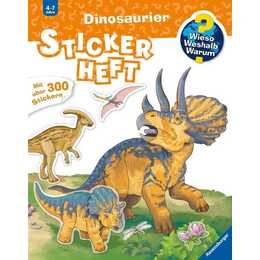 Dinosaurier Stickerheft